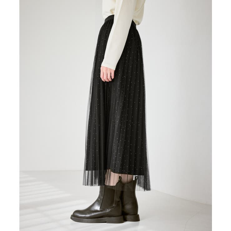 キラキラチュールプリーツスカート/着丈が選べる | ROPE' PICNIC | 詳細画像17 