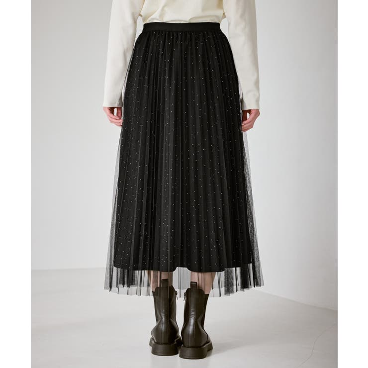 キラキラチュールプリーツスカート/着丈が選べる | ROPE' PICNIC | 詳細画像18 
