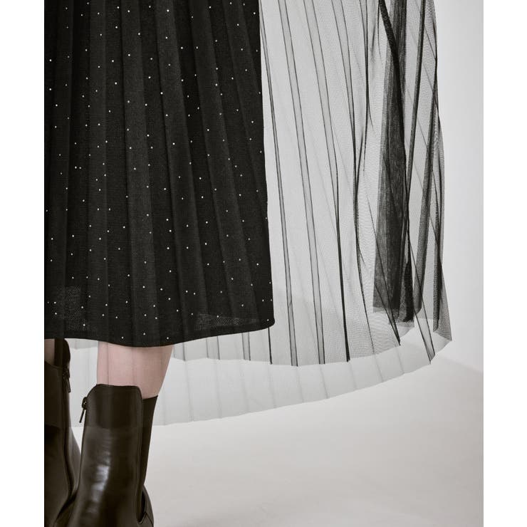 キラキラチュールプリーツスカート/着丈が選べる | ROPE' PICNIC | 詳細画像20 