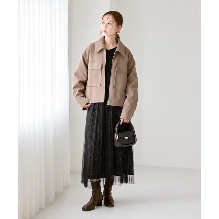 キラキラチュールプリーツスカート/着丈が選べる | ROPE' PICNIC | 詳細画像8 