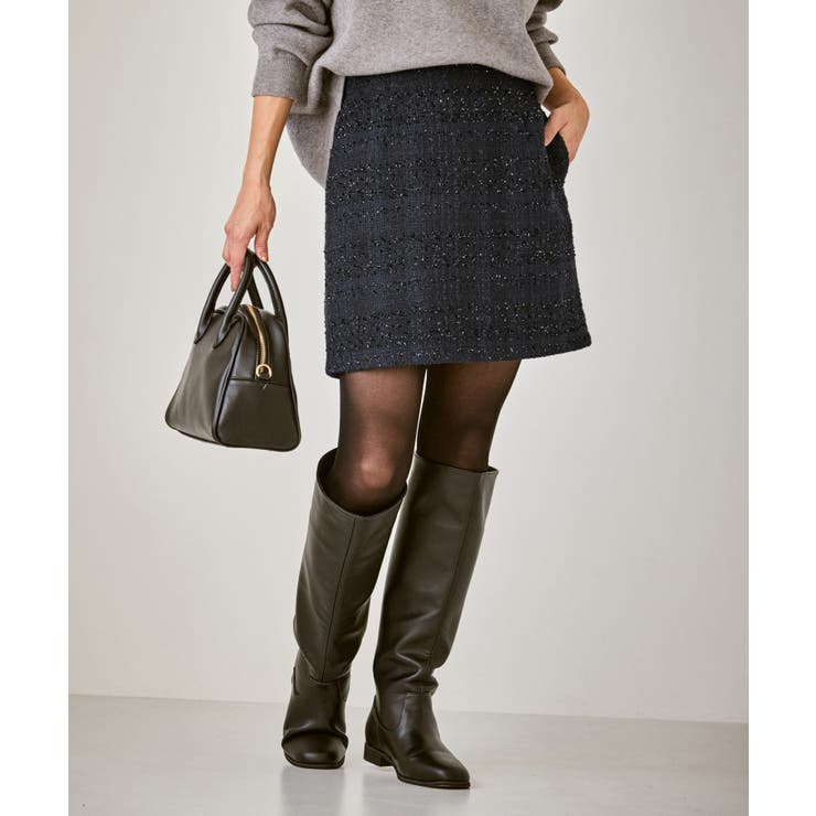 ファンシーツイードチェックミニスカート | ROPE' PICNIC | 詳細画像25 