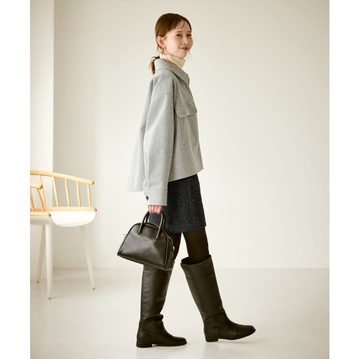 ファンシーツイードチェックミニスカート | ROPE' PICNIC | 詳細画像5 