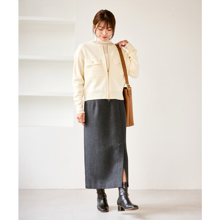 スリートーンツイードスカート/セットアップ対応 | ROPE' PICNIC | 詳細画像3 