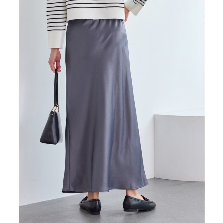 細見えバイアスサテンスカート/イージーケア | ROPE' PICNIC | 詳細画像26 