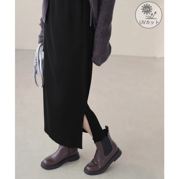 トタンテレコ Iラインリブニットスカート | ROPE' PICNIC | 詳細画像1 