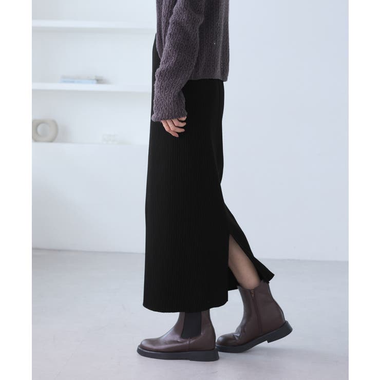 トタンテレコ Iラインリブニットスカート | ROPE' PICNIC | 詳細画像11 