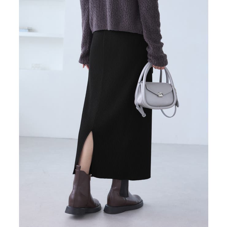 トタンテレコ Iラインリブニットスカート | ROPE' PICNIC | 詳細画像12 