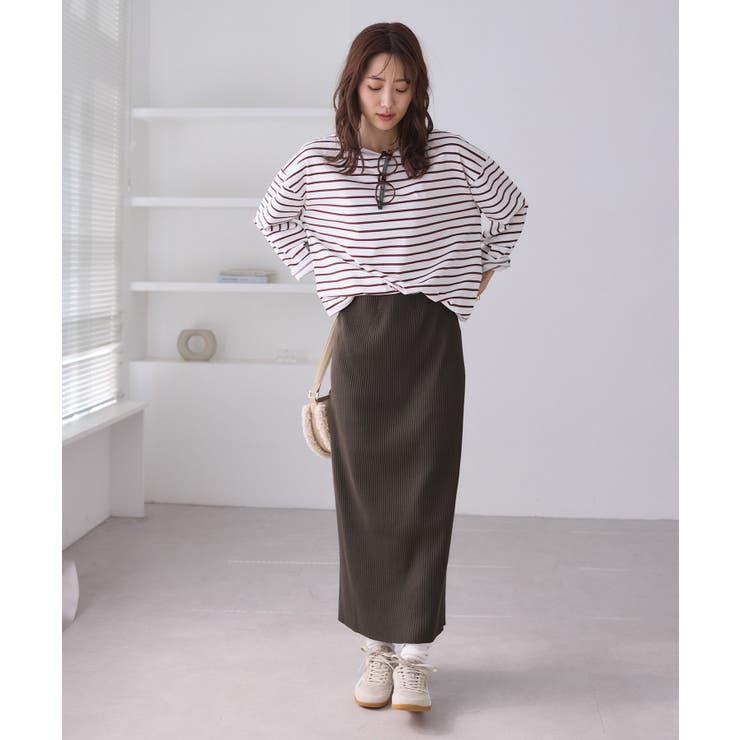 トタンテレコ Iラインリブニットスカート | ROPE' PICNIC | 詳細画像26 