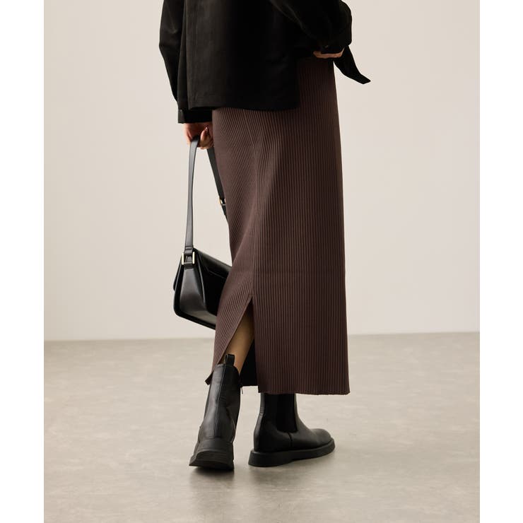 トタンテレコ Iラインリブニットスカート | ROPE' PICNIC | 詳細画像6 
