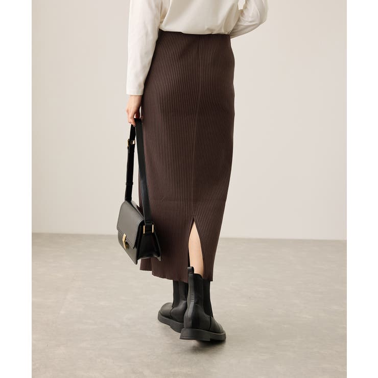 トタンテレコ Iラインリブニットスカート | ROPE' PICNIC | 詳細画像8 