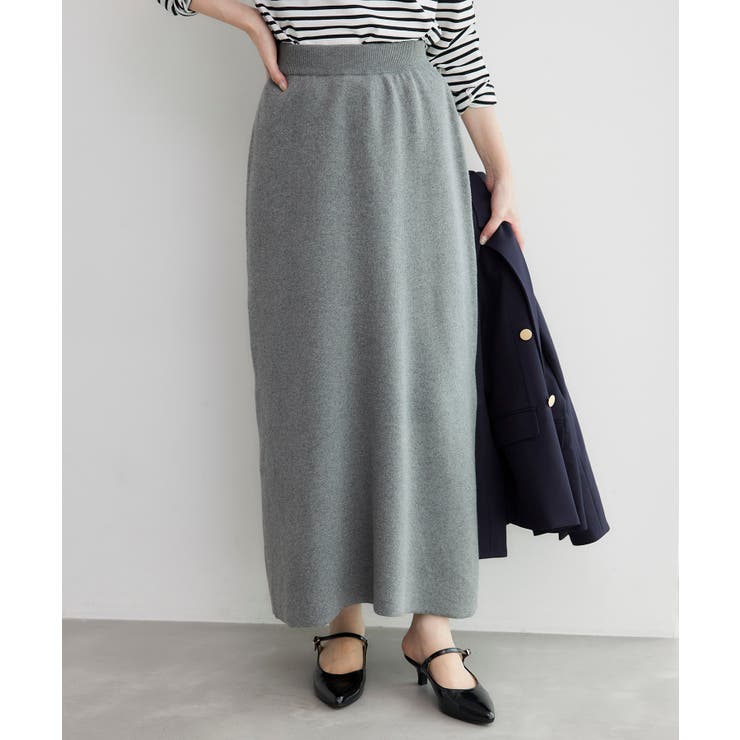 emur/エミュール】スウェットライクニットスカート/セットアップ対応