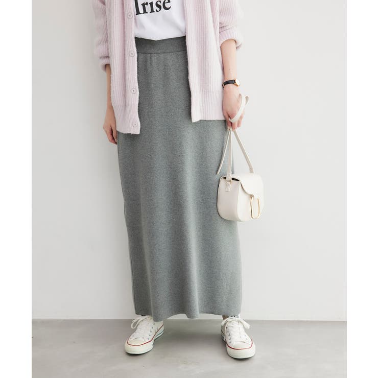 emur/エミュール】スウェットライクニットスカート/セットアップ対応