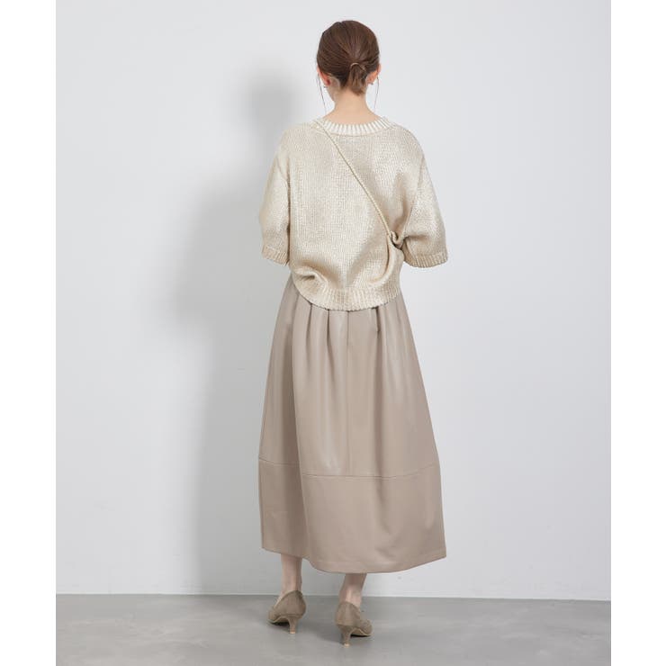 【emur/エミュール】シンセティックレザーコクーンスカート | ROPE' PICNIC | 詳細画像28 