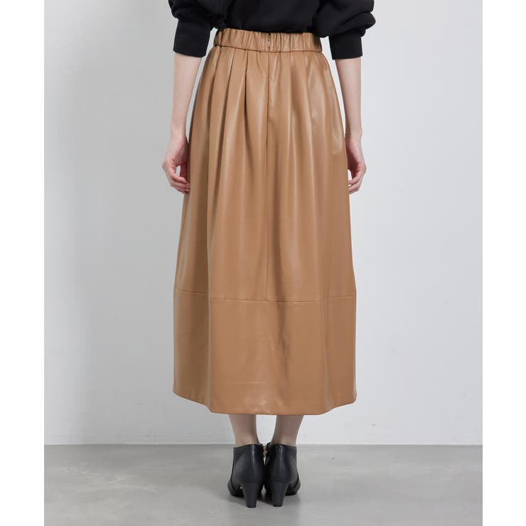 【emur/エミュール】シンセティックレザーコクーンスカート | ROPE' PICNIC | 詳細画像33 