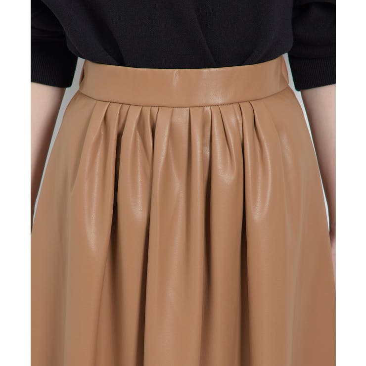 【emur/エミュール】シンセティックレザーコクーンスカート | ROPE' PICNIC | 詳細画像34 