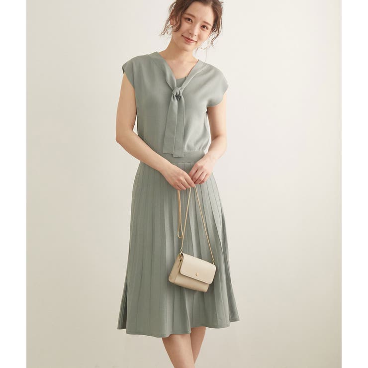 2way ボウタイニットワンピース 品番 Rpcw Rope Picnic ロペ ピクニック のレディースファッション通販 Shoplist ショップリスト