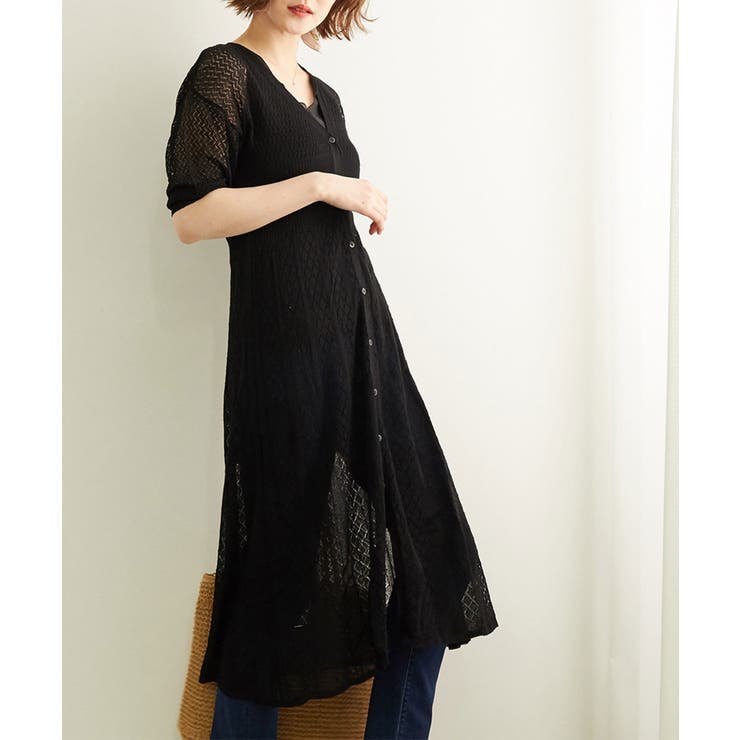 透かし柄編みニットワンピース 品番 Rpcw Rope Picnic ロペ ピクニック のレディースファッション通販 Shoplist ショップリスト