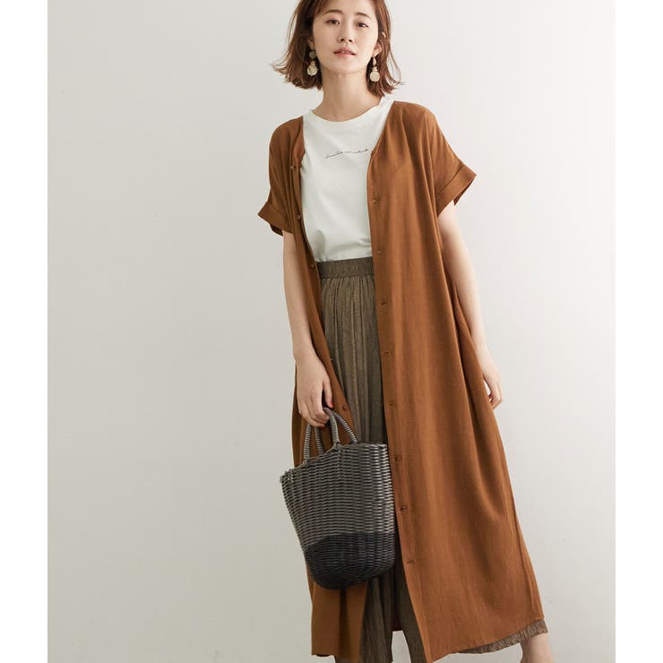 2way 麻レーヨンvネックワンピース 品番 Rpcw Rope Picnic ロペ ピクニック のレディースファッション通販 Shoplist ショップリスト