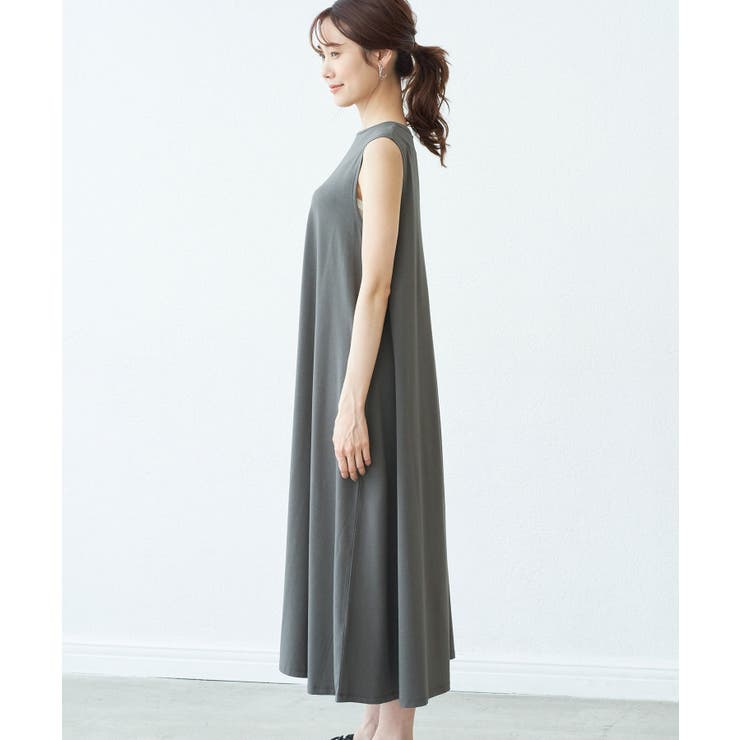 接触冷感 抗菌防臭 ミントレーヨンaラインカットワンピース 品番 Rpcw Rope Picnic ロペピクニック のレディースファッション通販 Shoplist ショップリスト