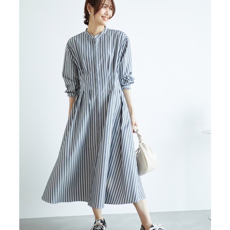 ウエストタックワンピース[品番：RPCW0042064]｜ROPE'  PICNIC（ロペピクニック）のレディースファッション通販｜SHOPLIST（ショップリスト）