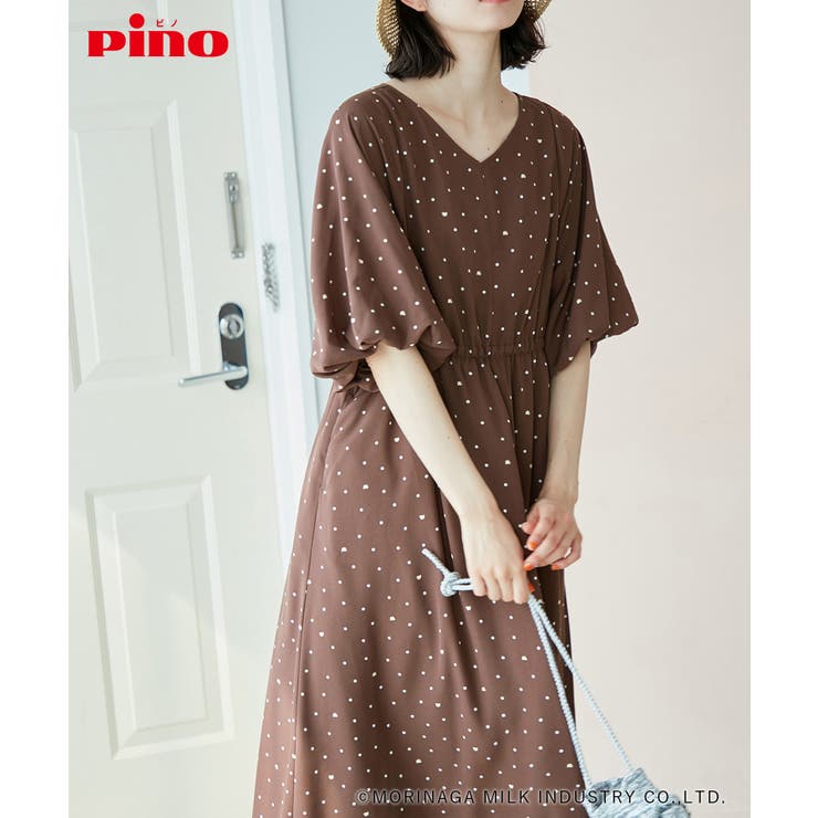 Pino meets ROPE' PICNIC】Pinoドット柄ワンピース[品番：RPCW0043588 ...