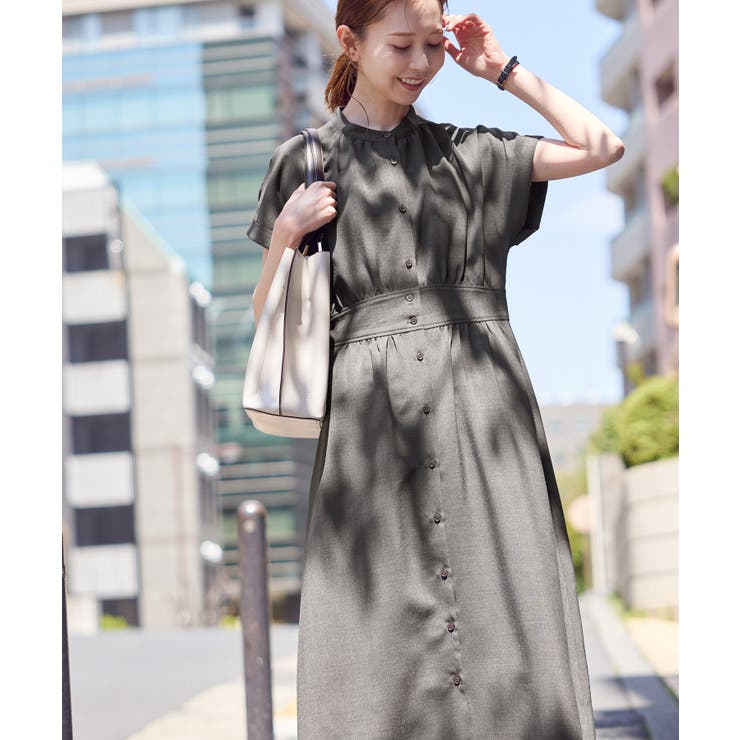 チャコール(06) | フレンチドルマンワンピース | ROPE' PICNIC