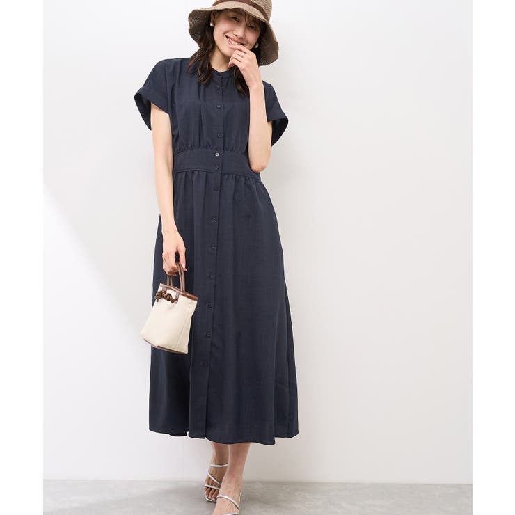 ネイビー(40) | フレンチドルマンワンピース | ROPE' PICNIC