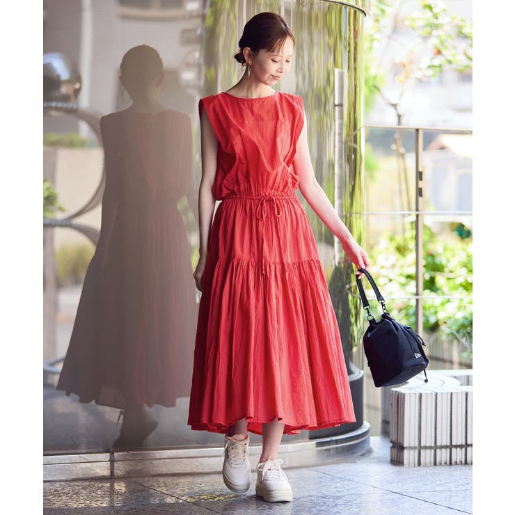 コットンボイルティアードワンピース | ROPE' PICNIC | 詳細画像18 