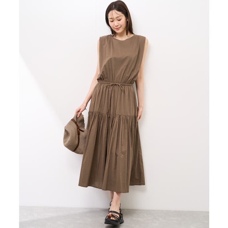 コットンボイルティアードワンピース | ROPE' PICNIC | 詳細画像24 