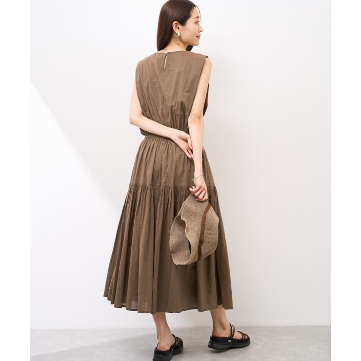 コットンボイルティアードワンピース | ROPE' PICNIC | 詳細画像26 