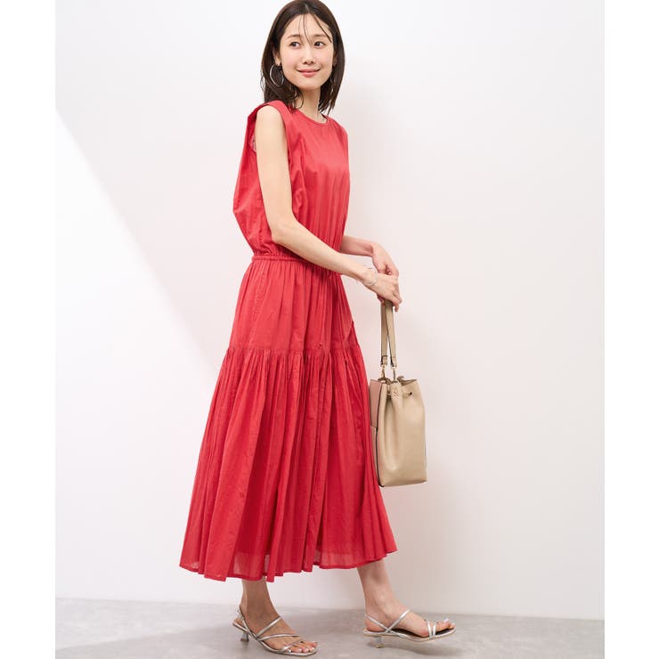 コットンボイルティアードワンピース | ROPE' PICNIC | 詳細画像29 