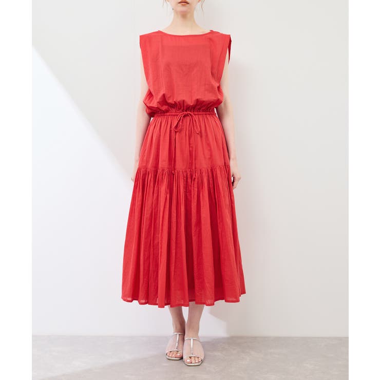 コットンボイルティアードワンピース | ROPE' PICNIC | 詳細画像31 