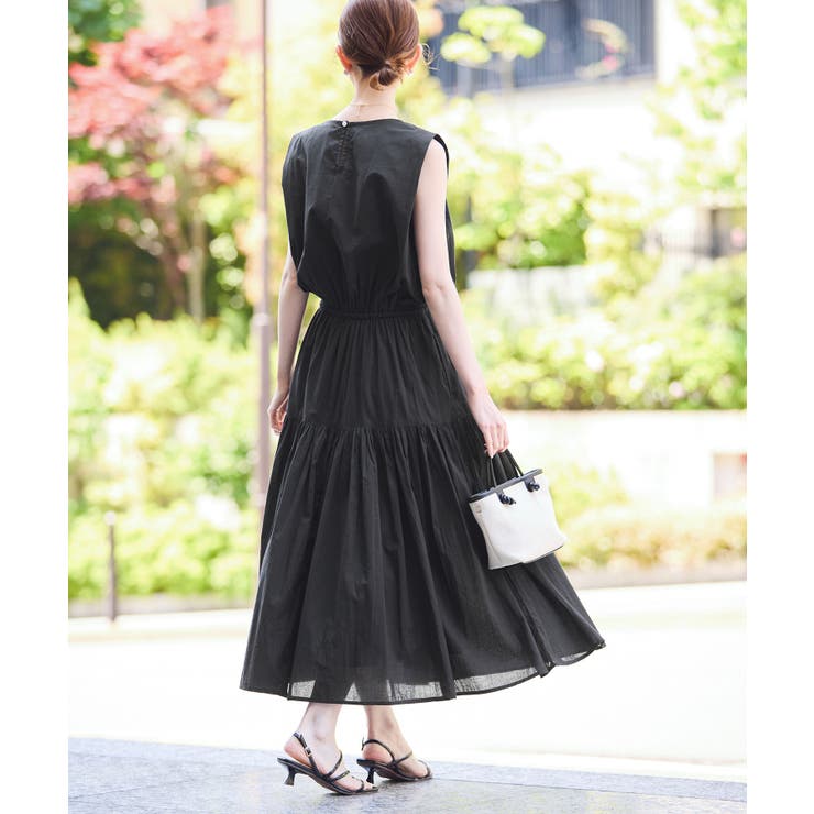 コットンボイルティアードワンピース | ROPE' PICNIC | 詳細画像6 