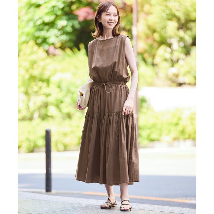 コットンボイルティアードワンピース | ROPE' PICNIC | 詳細画像8 