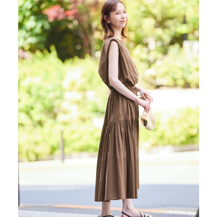 コットンボイルティアードワンピース | ROPE' PICNIC | 詳細画像9 