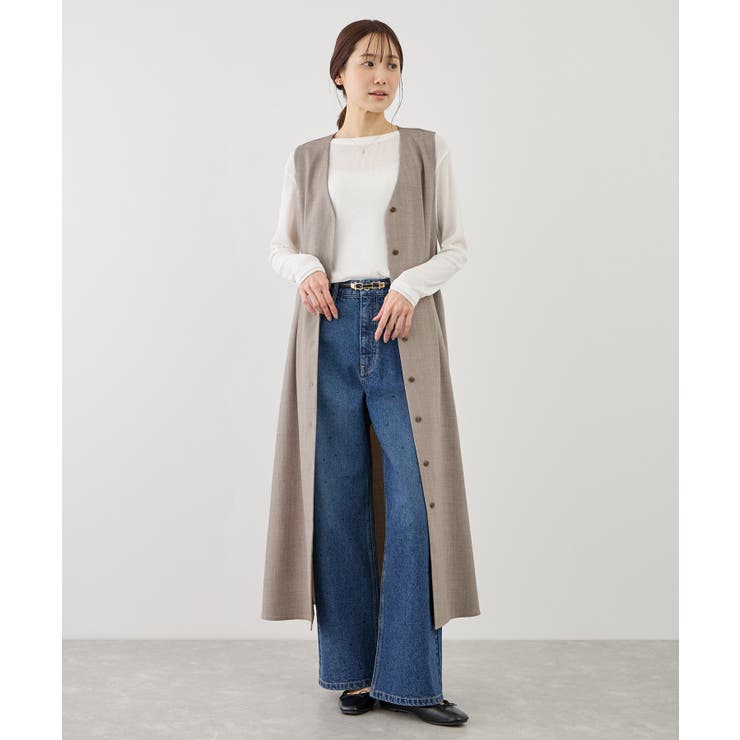 ウエストタックジャンパースカート | ROPE' PICNIC | 詳細画像11 