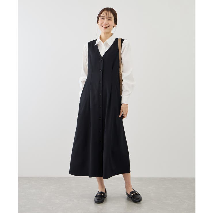 ウエストタックジャンパースカート | ROPE' PICNIC | 詳細画像12 