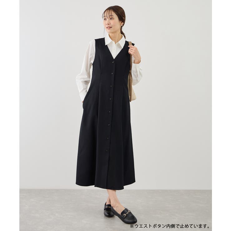 ウエストタックジャンパースカート | ROPE' PICNIC | 詳細画像15 