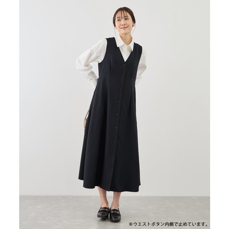 ウエストタックジャンパースカート | ROPE' PICNIC | 詳細画像16 