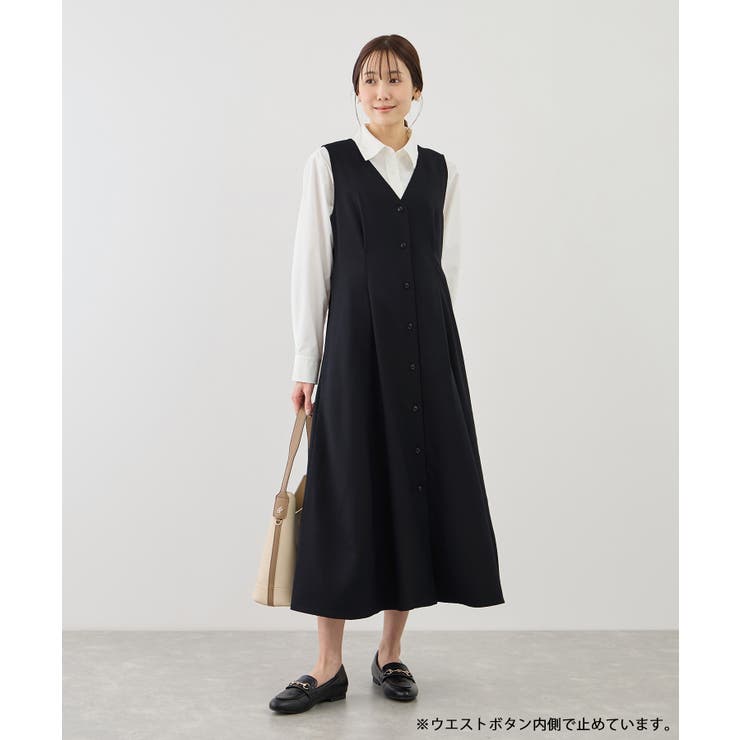 ウエストタックジャンパースカート | ROPE' PICNIC | 詳細画像17 