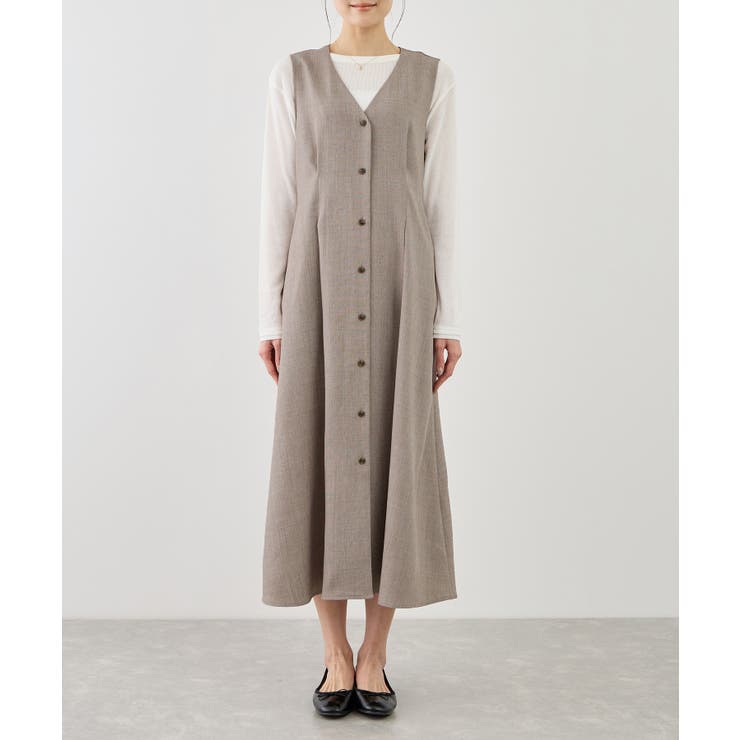 ウエストタックジャンパースカート | ROPE' PICNIC | 詳細画像22 