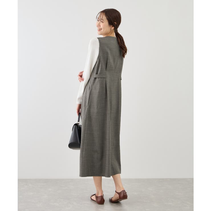 ウエストタックジャンパースカート | ROPE' PICNIC | 詳細画像4 