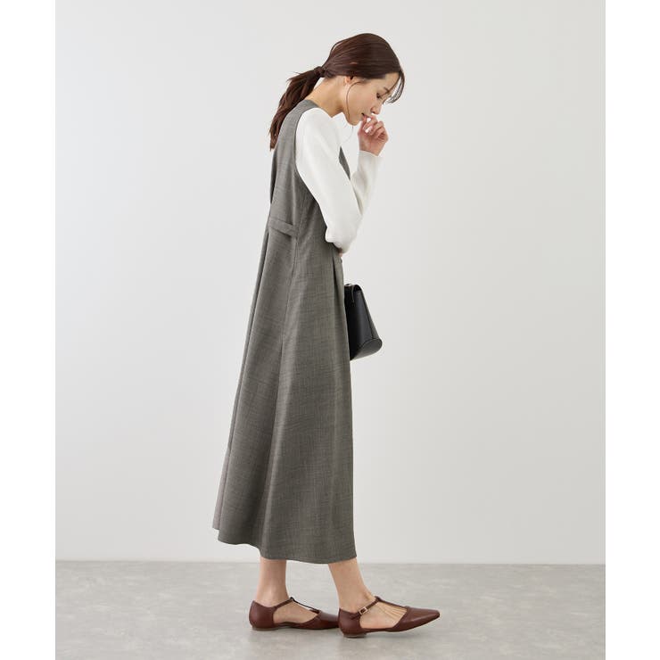 ウエストタックジャンパースカート | ROPE' PICNIC | 詳細画像5 