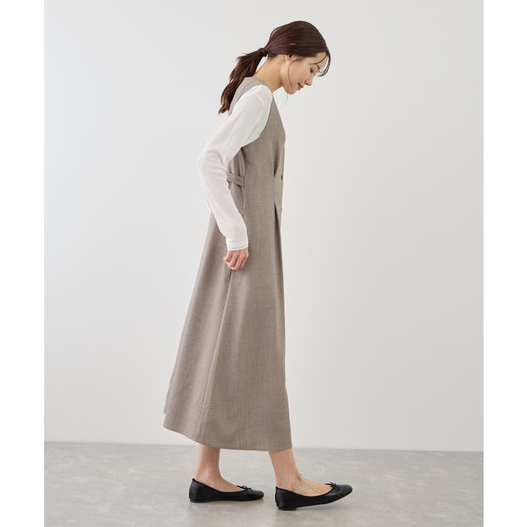 ウエストタックジャンパースカート | ROPE' PICNIC | 詳細画像9 