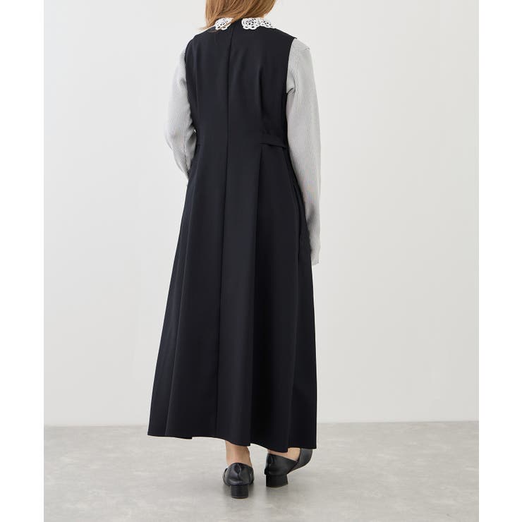 【低身長・小柄さんサイズ】ウエストタックジャンパースカート | ROPE' PICNIC | 詳細画像18 