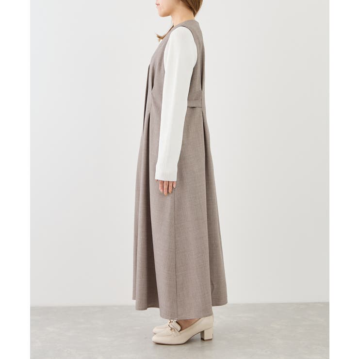 【低身長・小柄さんサイズ】ウエストタックジャンパースカート | ROPE' PICNIC | 詳細画像20 