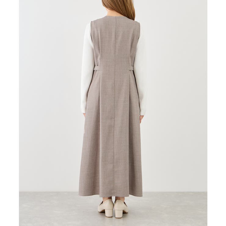 【低身長・小柄さんサイズ】ウエストタックジャンパースカート | ROPE' PICNIC | 詳細画像21 