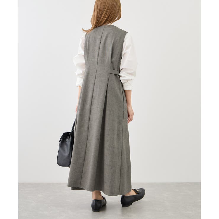 【低身長・小柄さんサイズ】ウエストタックジャンパースカート | ROPE' PICNIC | 詳細画像5 