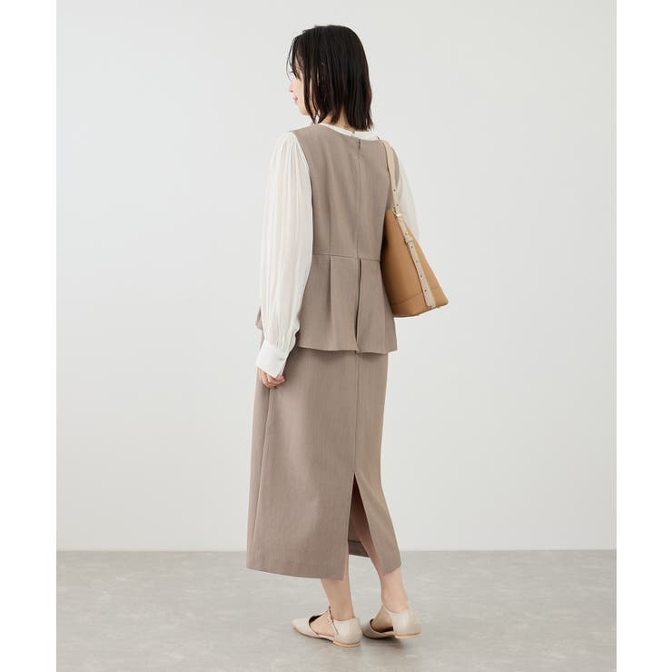 レイヤード風ペプラムジャンパースカート | ROPE' PICNIC | 詳細画像11 