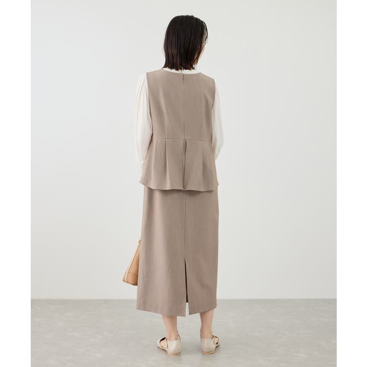 レイヤード風ペプラムジャンパースカート | ROPE' PICNIC | 詳細画像12 